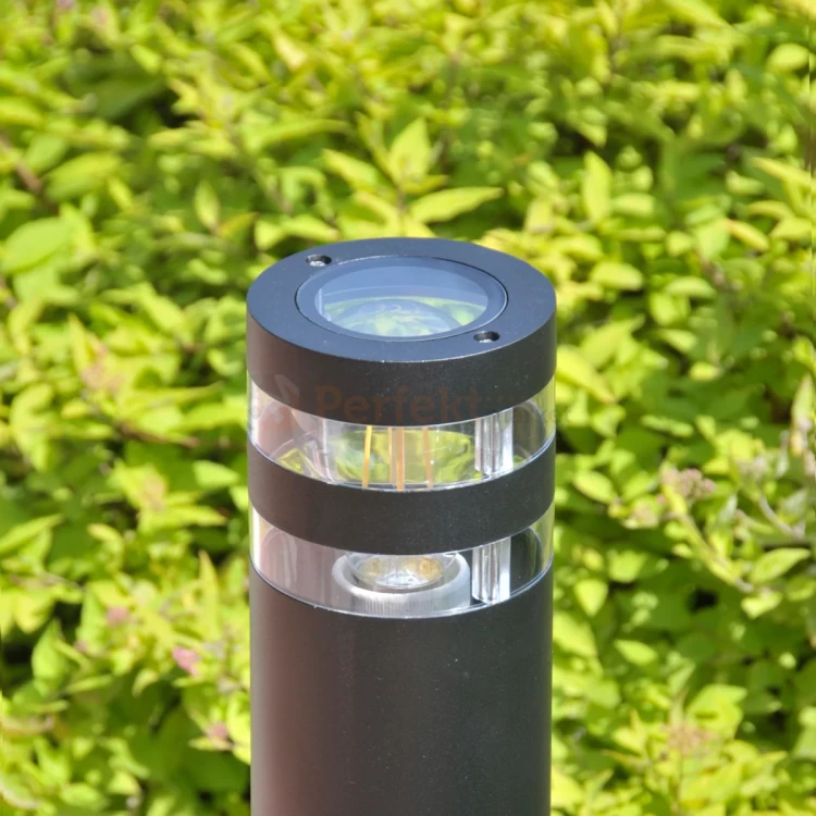 Lampa stojąca ogrodowa czarna TUBA RINO 1xE27czarna goldlux 6 perfektmarket.webp