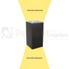 Kinkiet ścienny zewnętrzny elewacyjny TORRE CCT kwadratowy 18W IP54 kierunek świecenia perfektmarket.webp