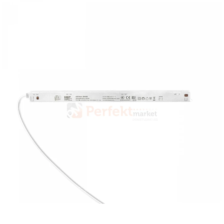 zasilacz do szyny magnetycznej 48V SLIM spectrumLED 100W biały perfektmarket.webp