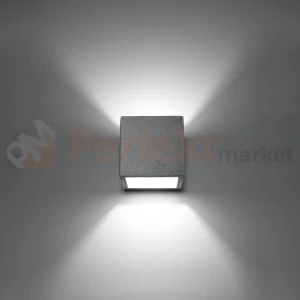 Nowoczesny kinkiet betonowy Quad lampa ścienna