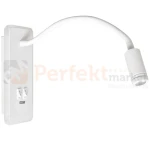 Lampka nocna regulowana z wyłącznikiem BASE 8W+2W biała ML6349 perfektmarket 1.webp