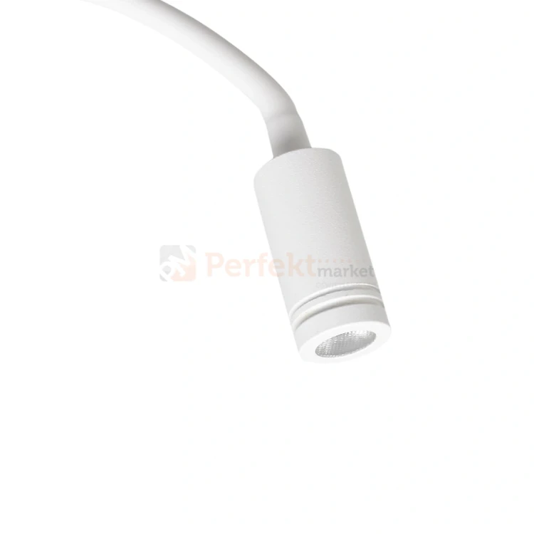 Lampka nocna regulowana z wyłącznikiem BASE 8W+2W biała ML6349 perfektmarket 3.webp