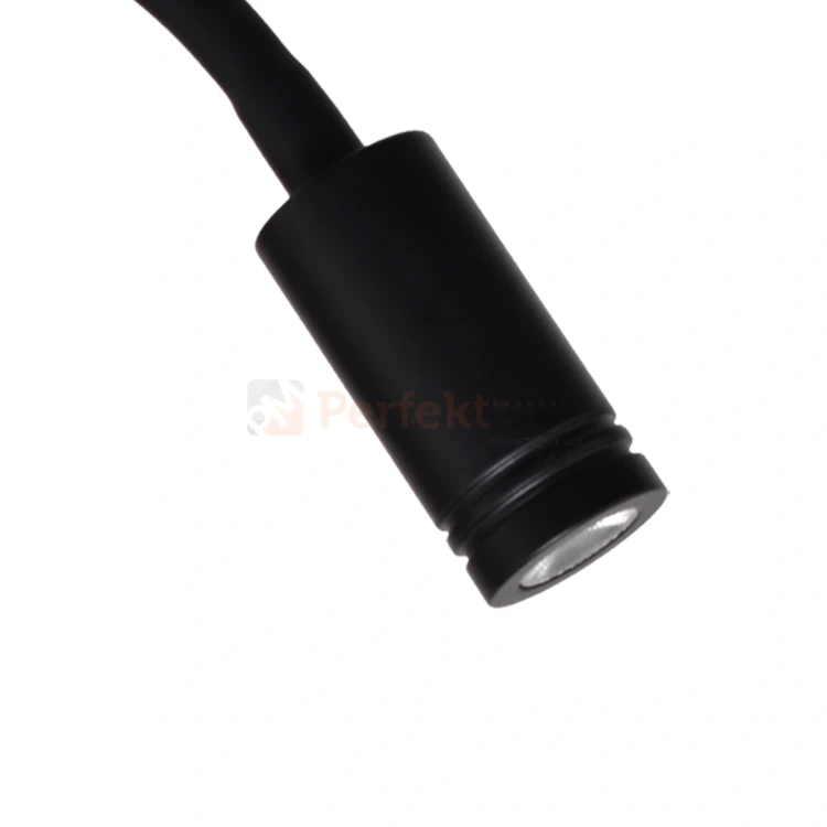 Lampka nocna regulowana z wyłącznikiem BASE 8W+2W czarna ML6352 perfektmarket 1.webp