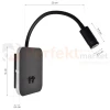 Lampka nocna regulowana z wyłącznikiem BASE 8W+2W czarna ML6352 wymiary perfektmarket.webp