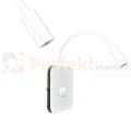 Lampka nocna regulowana z wyłącznikiem BASE 8W+2W biała ML6351 perfektmarket.webp