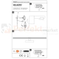 Kinkiet LED PRADO 11W 60cm 3000K instrukcja perfektmarket.webp