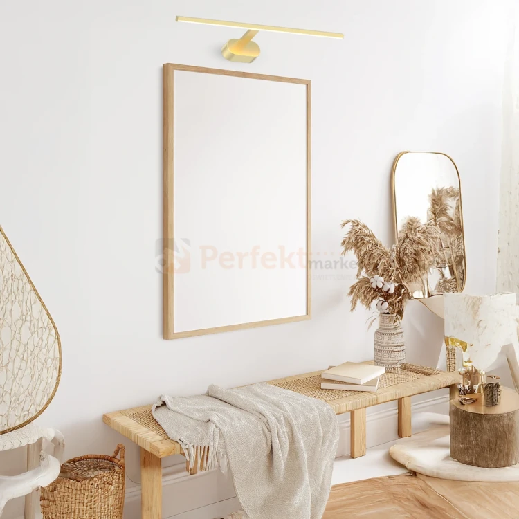 Kinkiet LED złoty PRADO ML1005 11W  60cm 3000K arnżacja perfektmarket.webp