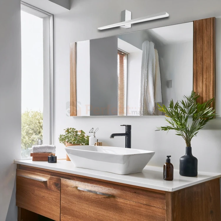 Kinkiet LED chromowany IP44 ARTEMIS ML1021 13.8W  60cm 4000K aranż perfektmarket.webp