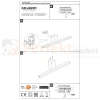 Kinkiet LED chromowany IP44 ARTEMIS ML1021 13.8W  60cm 4000K montaż perfektmarket.webp