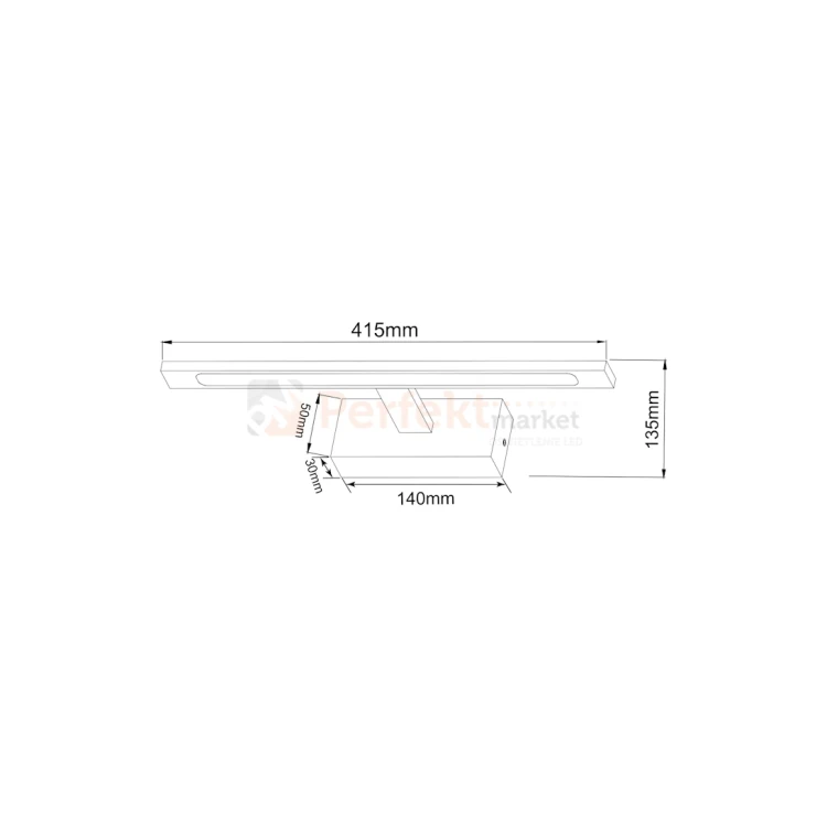 Kinkiet LED złoty IP44 W89443-12W-GD ALTER zuma line wymiary perfektmarket.webp