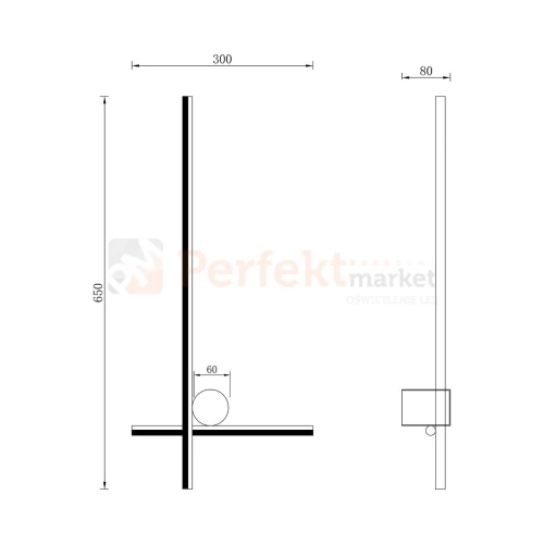 kinkiet led nowoczesny złoty zuma LINE MILL 4000K _1_perfektmarket.webp