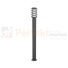 Lampa ogrodowa Serena 100 cm szara E27 tuba + rastry Polux 315137 perfektmarket.webp