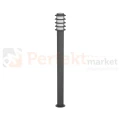 Lampa ogrodowa Serena 100 cm szara E27 tuba + rastry Polux 315137 perfektmarket.webp