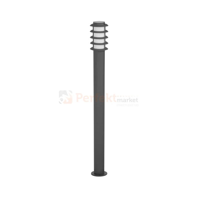 Lampa ogrodowa Serena 100 cm szara E27 tuba + rastry Polux 315137 perfektmarket.webp