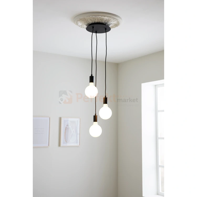 Lampa wisząca minimalistyczna Sky Markslojd 106334 zwis edison kaskada czarna perfektmarket.webp