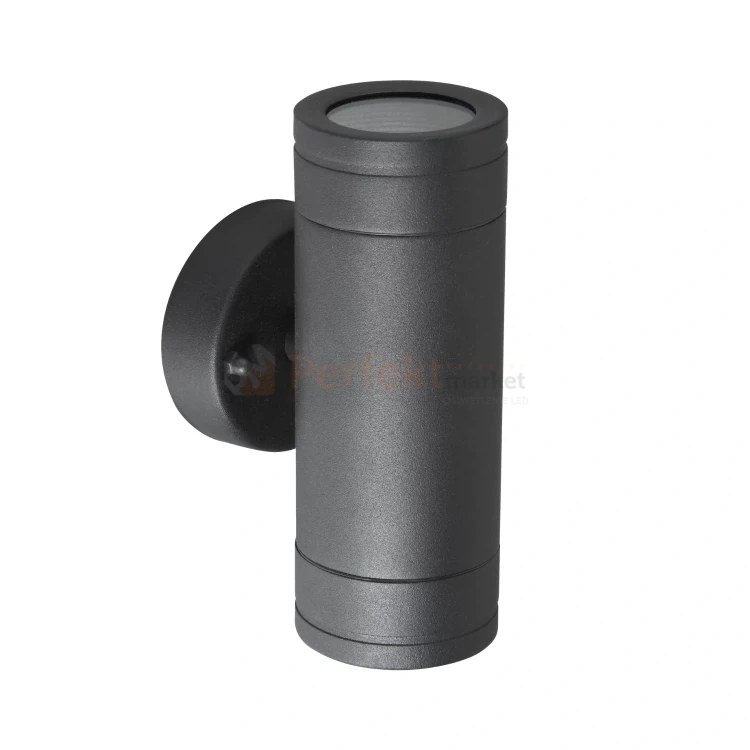 Oprawa elewacyjna kinkiet Olimp 2XGU10 góra dół czarny perfektmarket olsztyn.webp