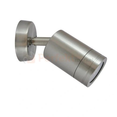 Oprawa elewacyjna ruchomy kinkiet Olimp 1XGU10 IP44 srebrny 208842 1 perfektmarket.webp