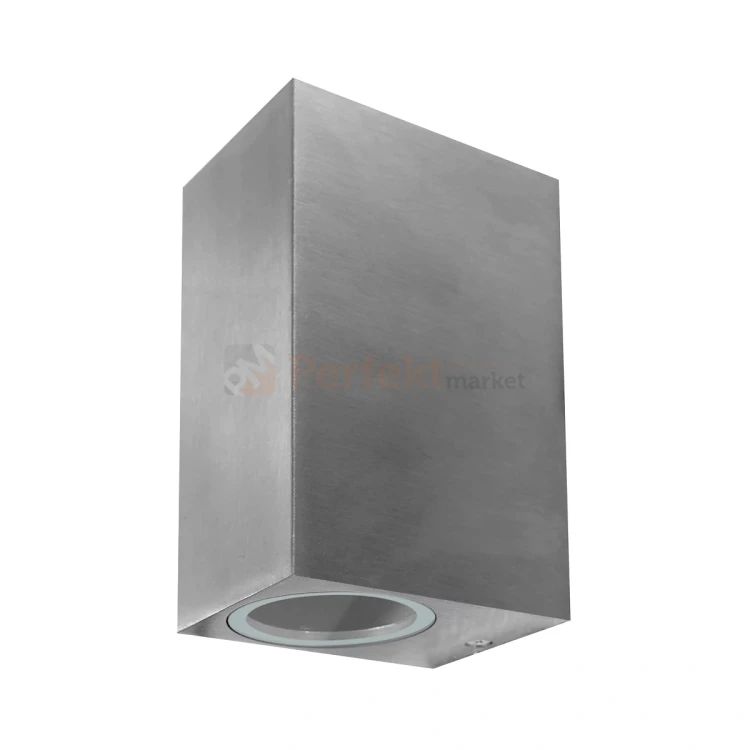 Oprawa elewacyjna kinkiet Boston 2XGU10 prostokątny góra dół IP44 srebrny 304582 1 perfektmarket.webp