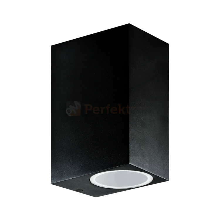 Oprawa elewacyjna kinkiet Boston 2XGU10 prostokątny góra dół IP44 czarna 303332 perfektmarket.webp