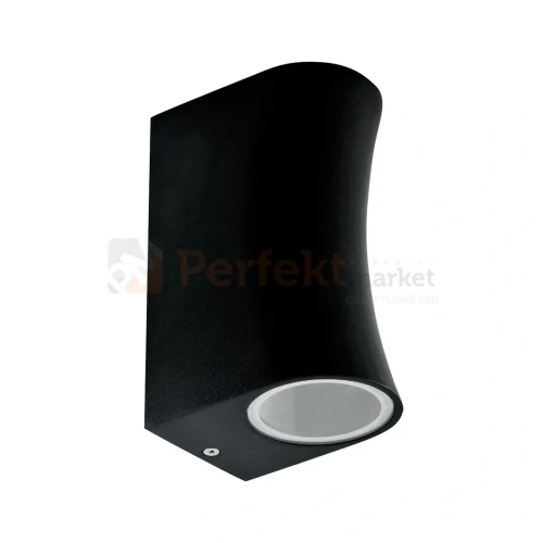Oprawa elewacyjna kinkiet Boston 2XGU10 obła góra dół IP44 czarna 303363 perfektmarket.webp