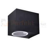 Oprawa elewacyjna kinkiet Boston 1XGU10 prostokątny dół IP44 czarny 303318 1 perfektmarket.webp