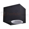 Oprawa elewacyjna kinkiet Boston 1XGU10 prostokątny dół IP44 czarny 303318 perfektmarket.webp