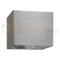 Oprawa elewacyjna kinkiet Boston 1XGU10 prostokątny dół IP44 srebrny 304568 2 perfektmarket.webp