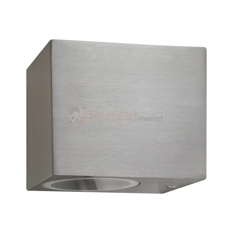 Oprawa elewacyjna kinkiet Boston 1XGU10 prostokątny dół IP44 srebrny 304568 2 perfektmarket.webp