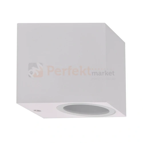 Oprawa elewacyjna kinkiet Boston 1XGU10 prostokątny dół IP44 biała 313379 1 perfektmarket.webp