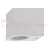 Oprawa elewacyjna kinkiet Boston 1XGU10 prostokątny dół IP44 biała 313379 2 perfektmarket.webp