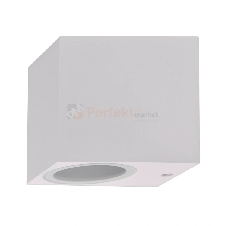 Oprawa elewacyjna kinkiet Boston 1XGU10 prostokątny dół IP44 biała 313379 2 perfektmarket.webp