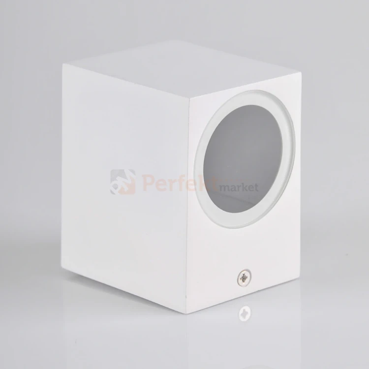 Oprawa elewacyjna kinkiet Boston 1XGU10 prostokątny dół IP44 biała 313379 6 perfektmarket.webp