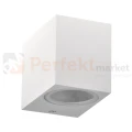 Oprawa elewacyjna kinkiet Boston 1XGU10 prostokątny dół IP44 biała 313379 perfektmarket.webp
