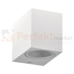 Oprawa elewacyjna kinkiet Boston 1XGU10 prostokątny dół IP44 biała 313379 perfektmarket.webp