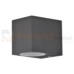 Oprawa elewacyjna kinkiet Boston 1XGU10 prostokątny dół IP44 grafitowy 313331 1 perfektmarket.webp