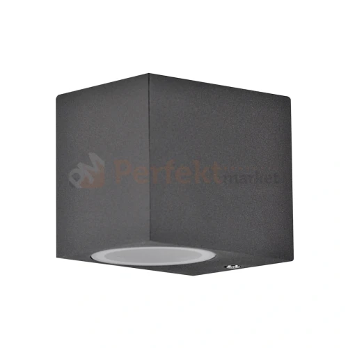 Oprawa elewacyjna kinkiet Boston 1XGU10 prostokątny dół IP44 grafitowy 313331 1 perfektmarket.webp