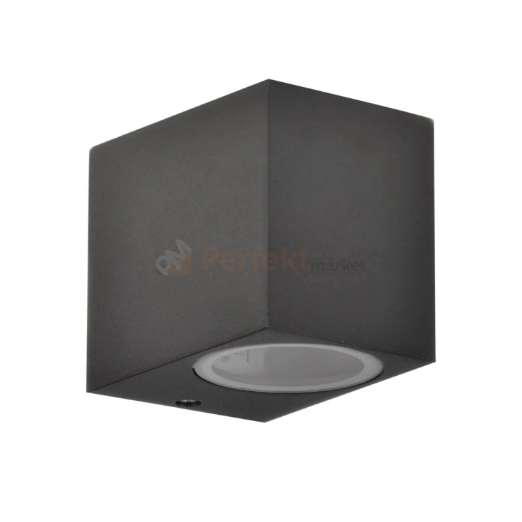 Oprawa elewacyjna kinkiet Boston 1XGU10 prostokątny dół IP44 grafitowy 313331 perfektmarket.webp