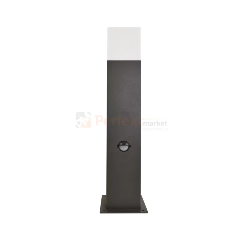 Lampa ogrodowa stojąca z czujnikiem ruchu i zmierzchu New York 44 cm grafit 307330 wymiary perfektmarket.webp