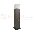 Lampa ogrodowa stojąca z czujnikiem ruchu i zmierzchu New York 44 cm grafit 307330 perfektmarket.webp