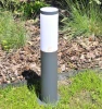 Lampa ogrodowa stojąca Oslo 45 cm szara E27 Polux 300942 1 perfektmarket.webp