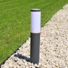 Lampa ogrodowa stojąca Oslo 45 cm szara E27 Polux 300942 2 perfektmarket.webp