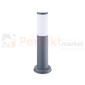 Lampa ogrodowa stojąca Oslo 45 cm szara E27 Polux 300942