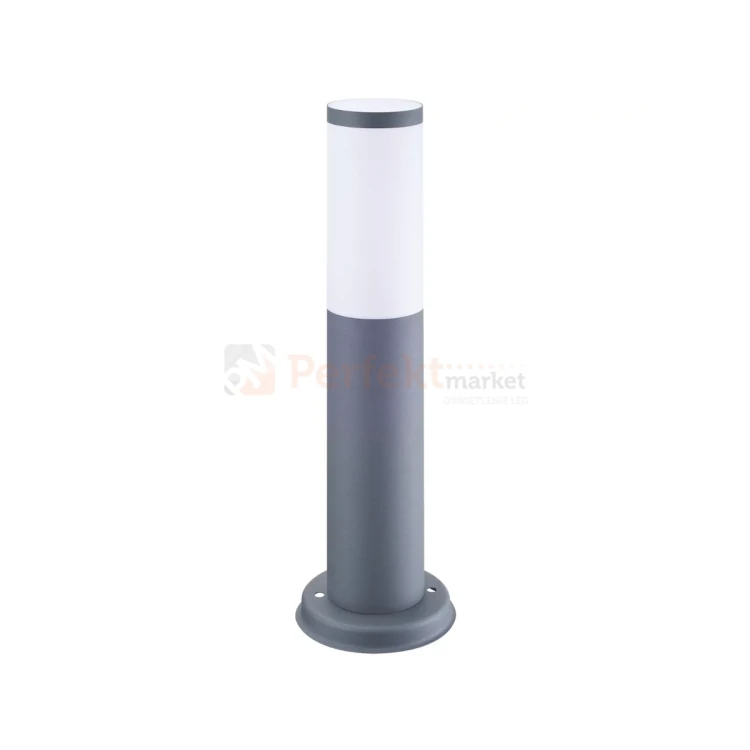 Lampa ogrodowa stojąca Oslo 45 cm szara E27 Polux 300942 perfektmarket.webp