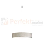 lampa wisząca TURDA klosz tkaninowy szary E27 Nowodvorski 8947 perfektmarket.webp