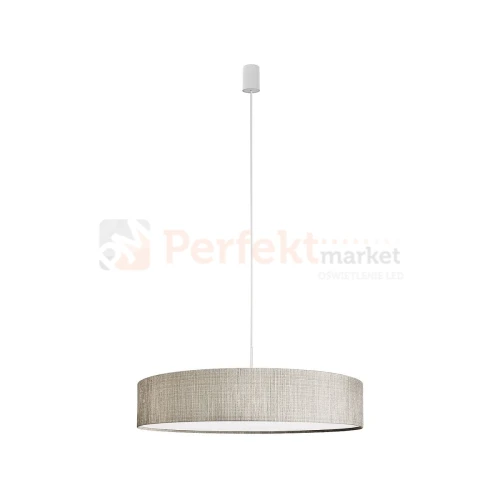 lampa wisząca TURDA klosz tkaninowy szary E27 Nowodvorski 8947 perfektmarket.webp