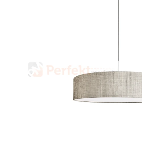 lampa wisząca TURDA klosz tkaninowy szary E27 Nowodvorski 8946 3 perfektmarket.webp