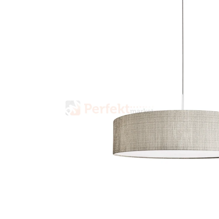 lampa wisząca TURDA klosz tkaninowy szary E27 Nowodvorski 8946 3 perfektmarket.webp