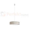 lampa wisząca TURDA klosz tkaninowy szary E27 Nowodvorski 8946 perfektmarket.webp