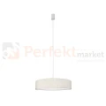 lampa wisząca TURDA klosz tkaninowy kremowy E27 Nowodvorski 8945 perfektmarket.webp