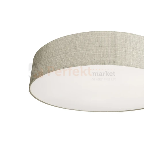 Lampa sufitowa plafon TURDA 8960 78cm klosz tkaninowy szary Nowodvorski detail perfektmarket.webp